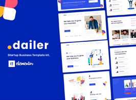 Dailer – Startup Elementor Template Kit