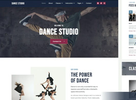 Dance Studio – Elementor Template Kit