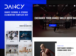 Dancy – Dance School & Studio Elementor Template Kit