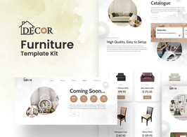 Decor – Furniture & Interior Design Elementor Template Kit