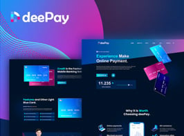 DeePay – Card Payment & Online Banking Elementor Template Kit