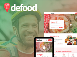 DeFood – Food Delivery Elementor Template Kit