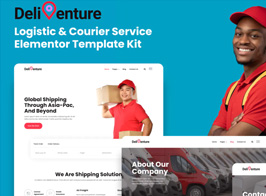 Deliventure – Logistic & Courier Service Elementor Template Kit
