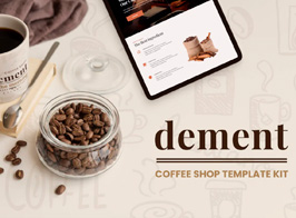 Dement – Coffee Shop Elementor Template Kit