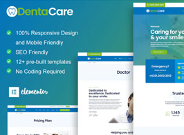 DentaCare – Dentist & Medical Elementor Template Kit