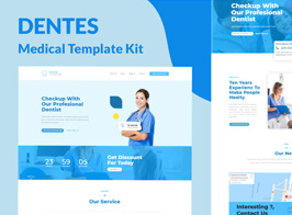 Dentes – Medical Elementor Template Kit