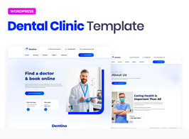Dentino – Dental Clinic Template Kit