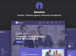 Desolve – Business Agency Elementor Template Kit