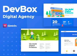 DevBox — Creative Digital Agency Elementor Template Kit