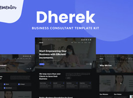 Dherek – Business Consultant Website Template