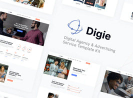 Digie | Digital Agency & Advertising Service Elementor Template Kit