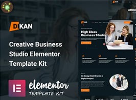 Dikan – Creative Business Studio Elementor Template Kit