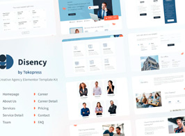 Disency | Agency Elementor Template Kit
