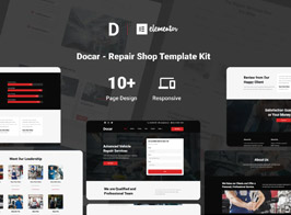 Docar – Repair Shop Elementor Template Kit