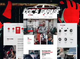 Doc’s Garage – Car Repair Services Elementor Template kit
