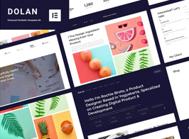 Dolan – Personal Portfolio Elementor Template Kit