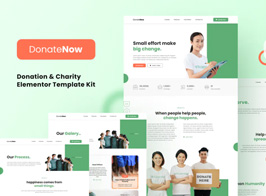 Donatenow – Donation & Charity Elementor Template Kit