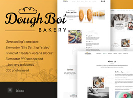DoughBoiBakery – Bakery Cakery Elementor Template Kit