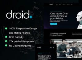 Droid – Robotics & Technology Services Elementor Template Kit