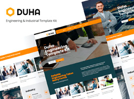 Duha – Engineering & Industrial Elementor Template Kit