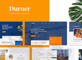 Durner – Construction Elementor Template Kit
