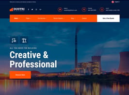 Dustri – Factory & Industrial Elementor Template Kit