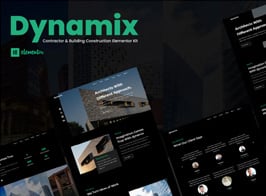 Dynamix – Architecture Elementor Template Kit