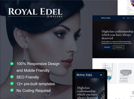 Edel – Luxury Jewelry Elementor Template Kit