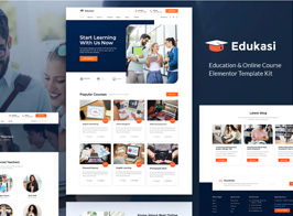 Edukasi – Education & Online Course Elementor Template Kit