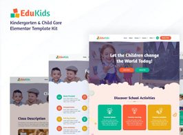 Edukids – Kindergarten & Child Care Elementor Template Kit