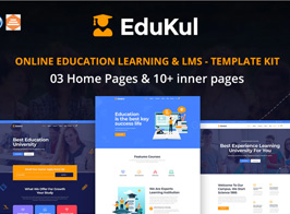Edukul – Online Learning & Education Template Kit