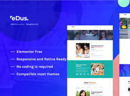 Edus – Online Education Elementor Template Kit