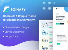 Eginary – Online Education Elementor Template Kit