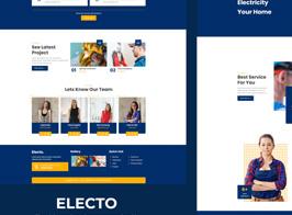 Electo – Electricity Services Elementor Template Kit