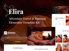 Elira – Adventure Travel & Tourism Elementor Template Kit