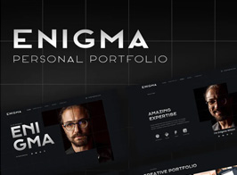 Enigma – Personal Portfolio Elementor Template Kit