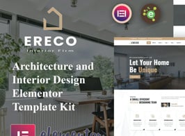Ereco – Architecture & Interior Design Elementor Template Kit