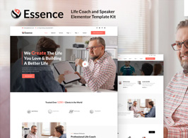 Essence – Life Coach & Speaker Elementor Template Kit