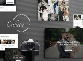 Esthetic – Wedding Photography Elementor Template Kit