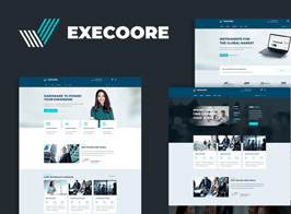 Execoore – Tech & Fintech Crypto Elementor Template Kit
