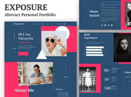 Exposure – Personal Portfolio Elementor Template Kit