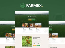 Farmex – Agriculture & Farm Template Kit