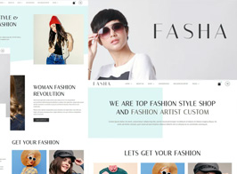 Fasha – Woman Fashion & Shop eCommerce Elementor Template Kit