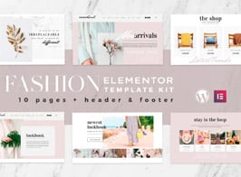 Fashion Feel – WooCommerce Elementor Template Kit