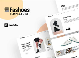 Fashoes – Minimalist Fashion Store Elementor Template Kit
