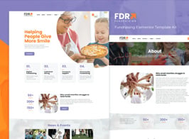 FDR – Fundraising Elementor Template Kit