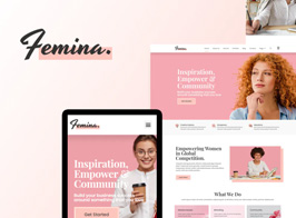 Femina – Feminine Business Elementor Template Kit