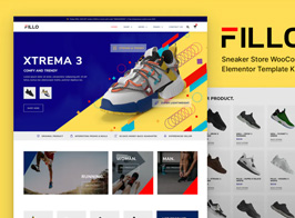 Fillo – Shoes & Sneakers Store WooCommerce Elementor Template Kit