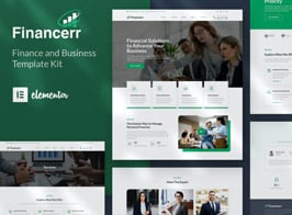 Financerr – Business & Finance Template Kit