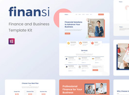 Finansi – Finance & Business Elementor Template Kit